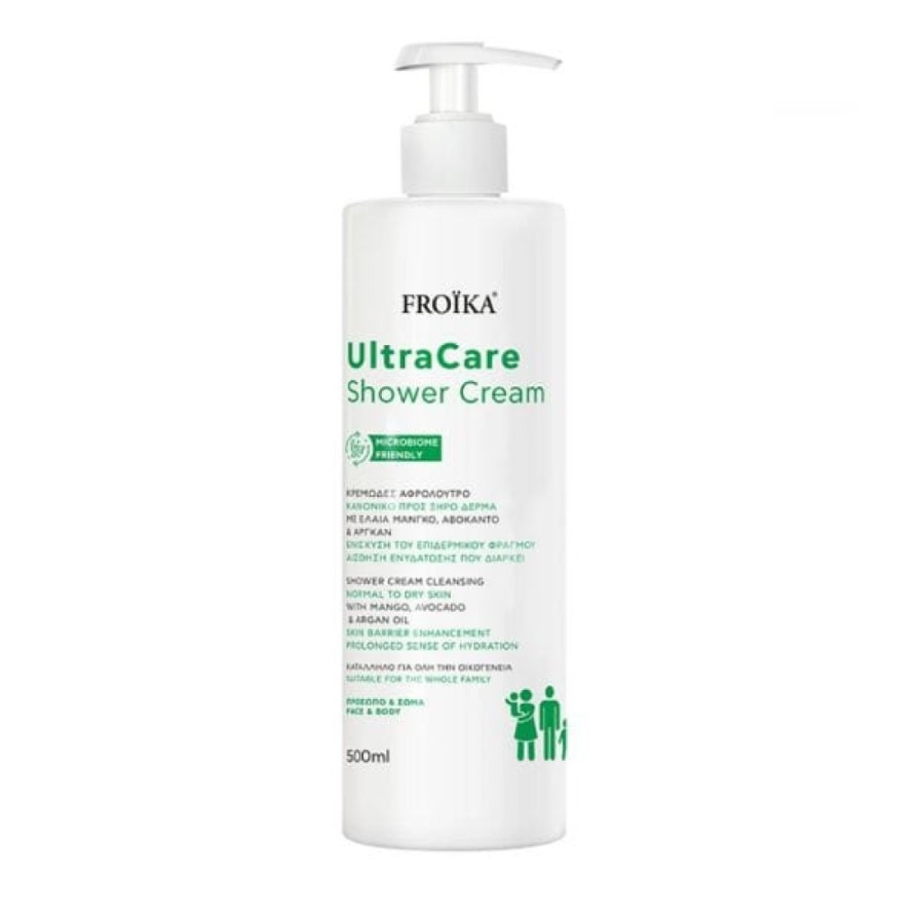 Froika UltraCare Shower Cream Face & Body for Normal to Dry Skin 500ml Froika UltraCare Shower Cream Face & Body for Normal to Dry Skin 500ml