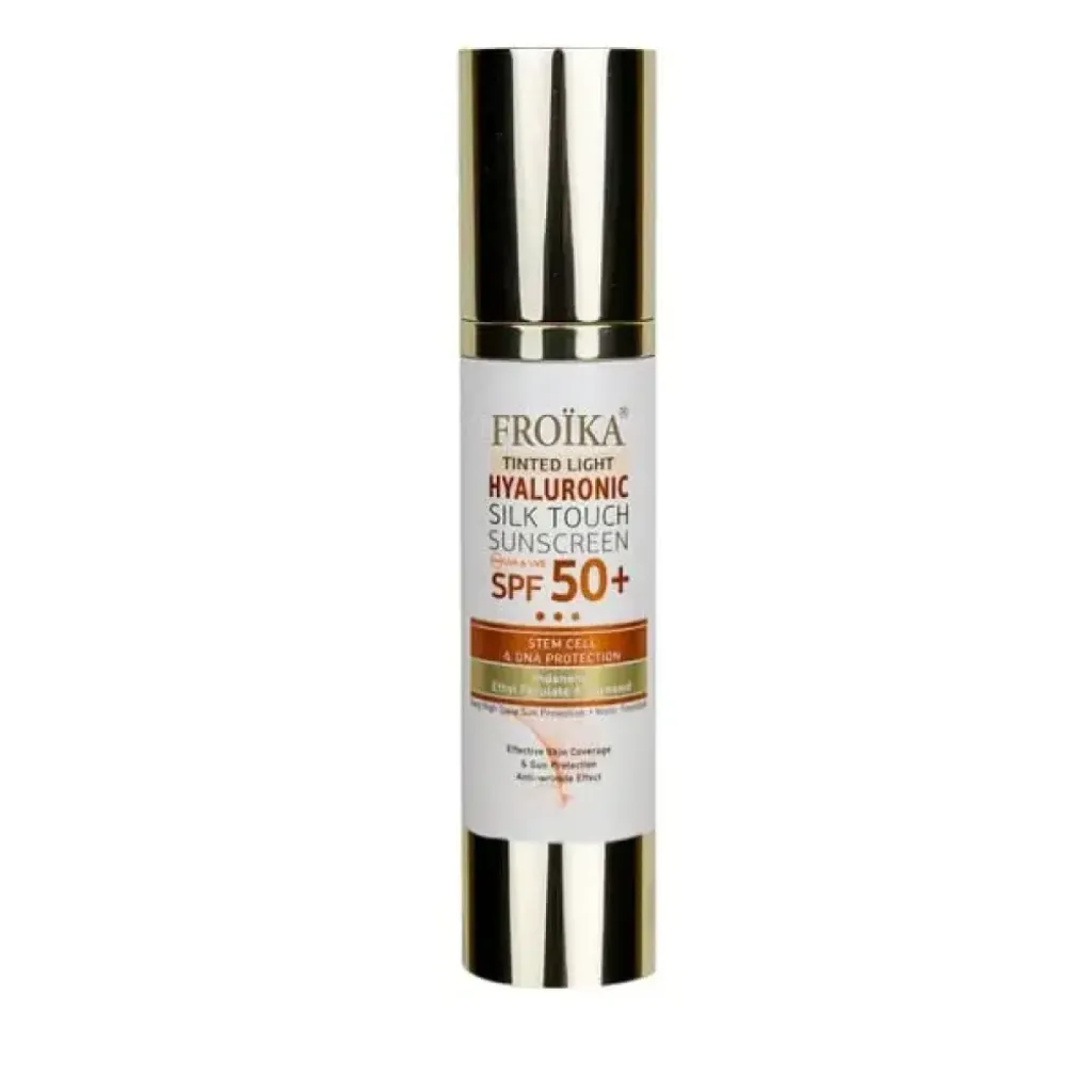 Froika Hyaluronic Silk Touch Sunscreen SPF50+ Tinted Light, Αντηλιακό Προσώπου με Χρώμα 40ml Froika Hyaluronic Silk Touch Sunscreen SPF50+ Tinted Light, Αντηλιακό Προσώπου με Χρώμα 40ml
