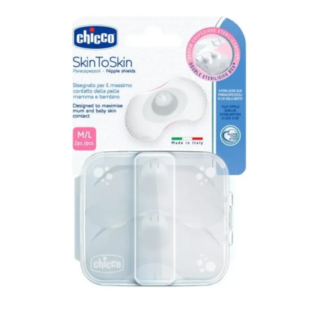Chicco SkinToSkin Δίσκοι Στήθους Σιλικόνης M/L 2τμχ Chicco SkinToSkin Δίσκοι Στήθους Σιλικόνης M/L 2τμχ