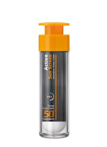 ACTIVE S.SCREEN TINDED F.CREAM Spf50+50m 