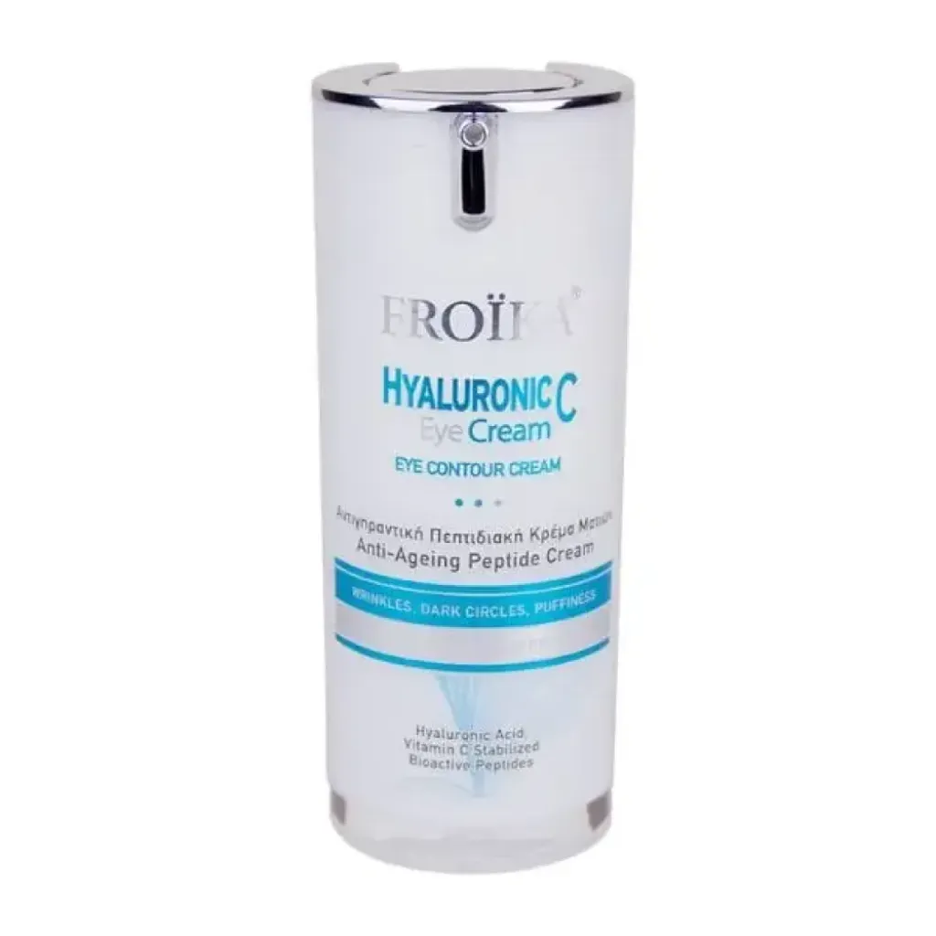 Froika Hyaluronic C Eye Cream, Αντιγηραντική Κρέμα Ματιών Μαύροι Κυκλοι/Σακούλες 15ml Froika Hyaluronic C Eye Cream, Αντιγηραντική Κρέμα Ματιών Μαύροι Κυκλοι/Σακούλες 15ml