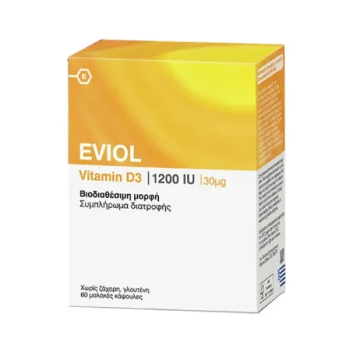 Eviol Vitamin D3 1200 IU 60 soft caps