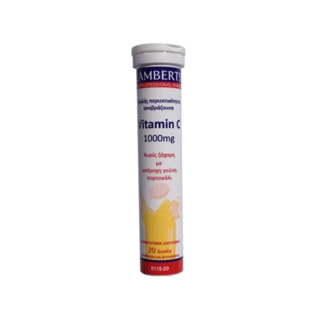 Lamberts Vitamin C 1000mg 20 Αναβράζοντα Δισκία Lamberts Vitamin C 1000mg 20 Αναβράζοντα Δισκία