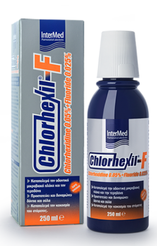 Intermed Chlorhexil - F Στοματικό Διάλυμα 250ml 
