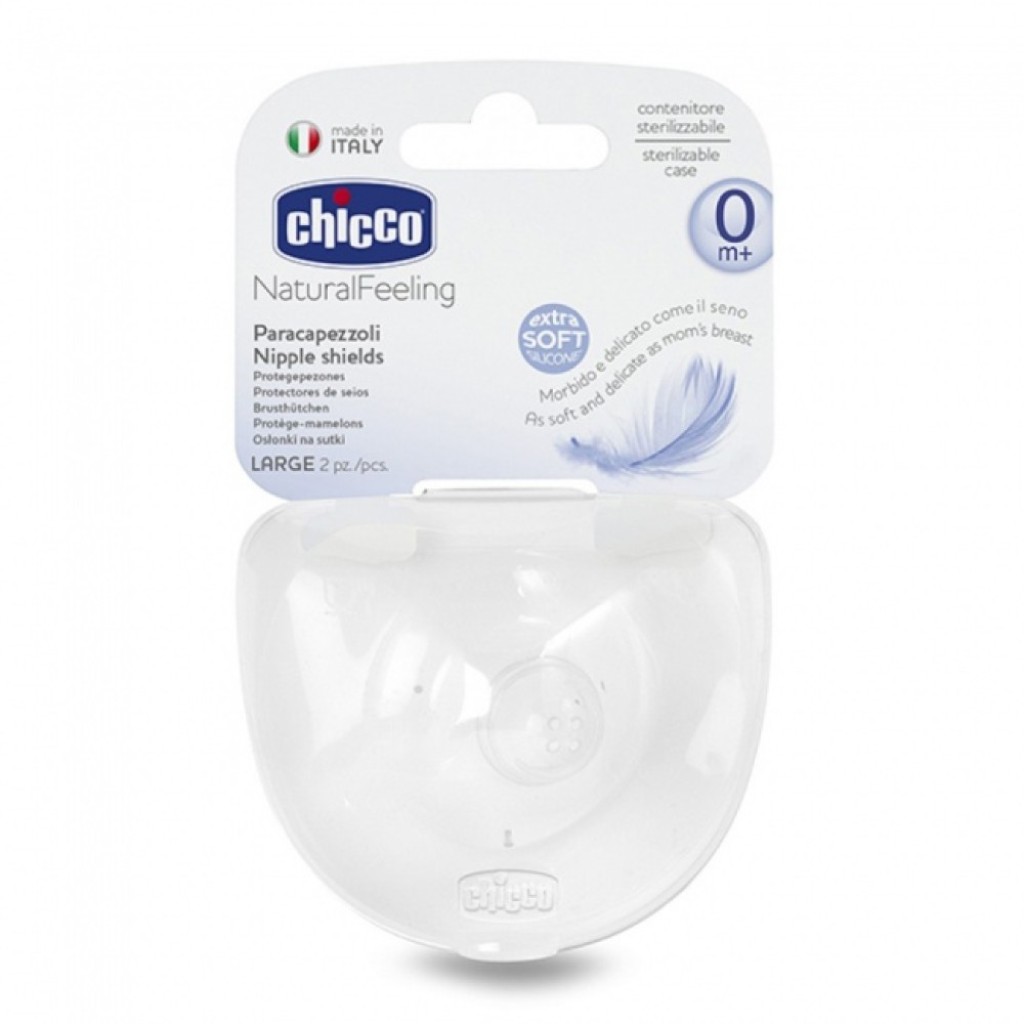 Chicco Δίσκοι Στήθους Σιλικόνης Large 2τμχ Chicco Δίσκοι Στήθους Σιλικόνης Large 2τμχ