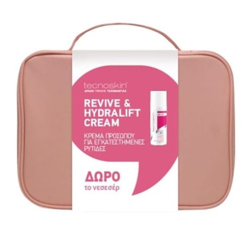 Tecnoskin Revive & Hydralift Cream Αντιγηραντική Κρέμα Προσώπου 50 ml + Δώρο Νεσεσέρ