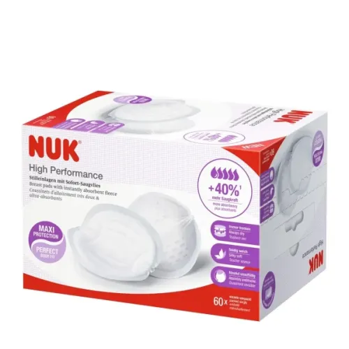 Nuk Επιθέματα Στήθους High Performance 60 Τεμάχια 