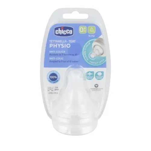 Chicco Physio Θηλή Σιλικόνης Κανονική Ροή 0m+ 