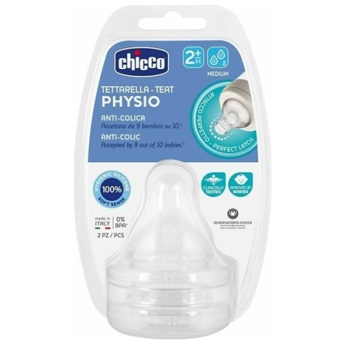 Chicco Physio Anti-Colic Σιλικόνης 2 ετών 2m+