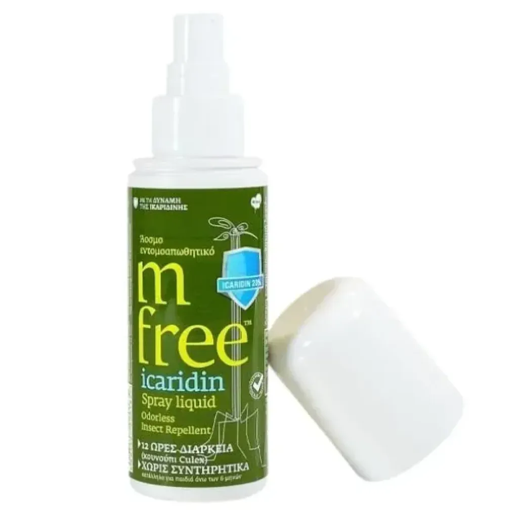 M Free Icaridin Odorless Insect Repellent Liquid Spray Άοσμο Εντομοαπωθητικό 80 ml M Free Icaridin Odorless Insect Repellent Liquid Spray Άοσμο Εντομοαπωθητικό 80 ml