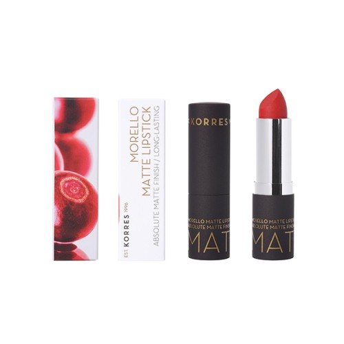 KORRES MORELLO Matte Lipstick 54 Classic Red