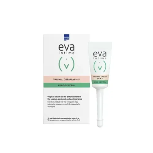 Intermed Eva Intima Meno-Control Vaginal Cream 10x5gr Pre-Filled Applicators 