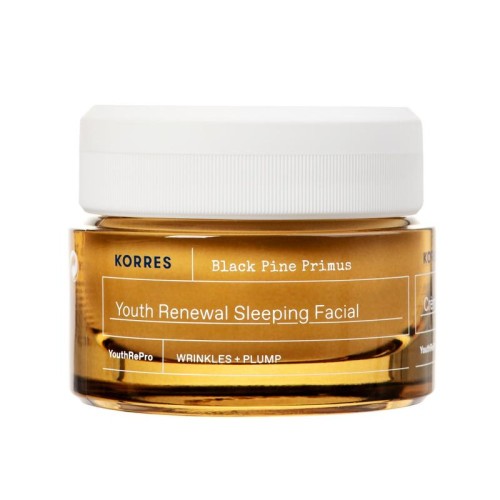 KORRES Black Pine Primus Λείανση Ρυτίδων + Ελαστικότητα Κρέμα Νεότητας Νύχτας 40ml