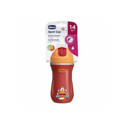 CHICCO Insulated Sport Cup Κυπελλάκι σε Διάφορα Σχέδια 14m+ 266ml