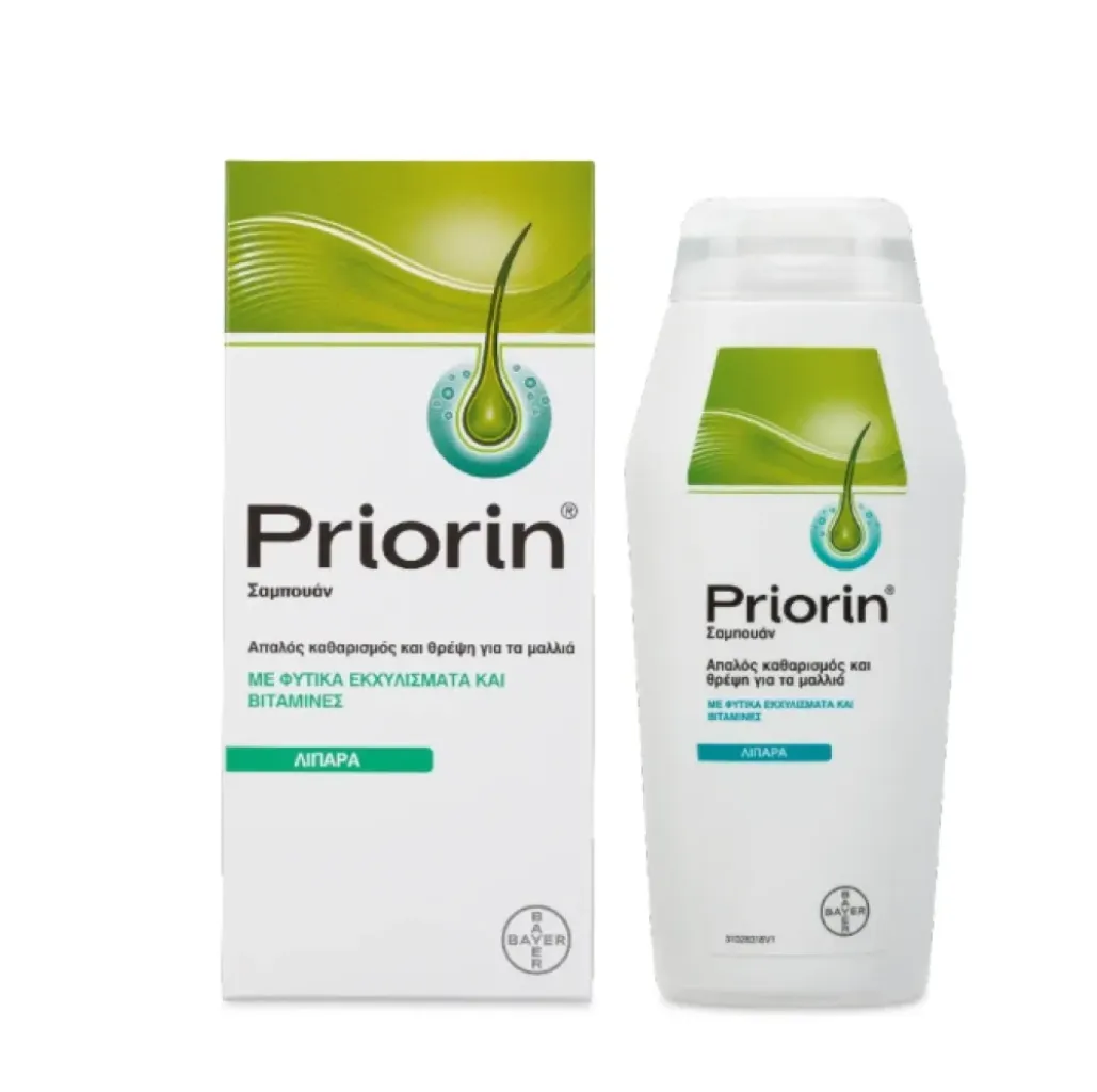 PRIORIN Σαμπουάν 200ml για Λιπαρά μαλλιά PRIORIN Σαμπουάν 200ml για Λιπαρά μαλλιά