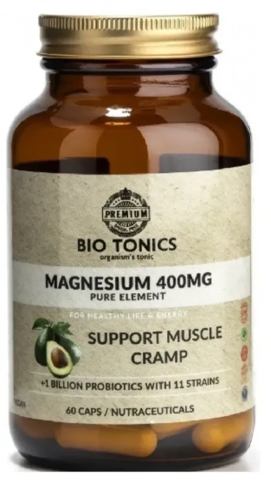 Bio Tonics Magnesium 400mg 60caps Bio Tonics Magnesium 400mg 60caps