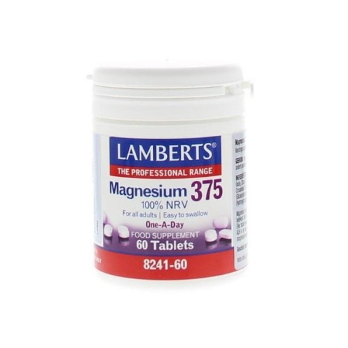 Lamberts Magnesium 375mg 100% NRV One A Day 60tabs 