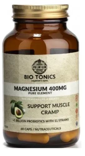 Bio Tonics Magnesium 400mg 60caps
