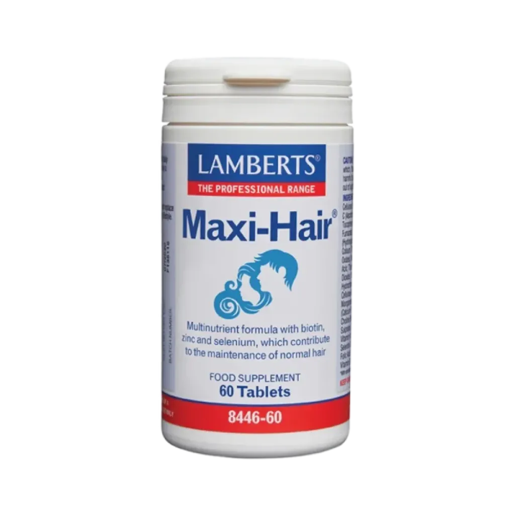 Lamberts Maxi Hair Φόρμουλα κατά της Τριχόπτωσης & Ενδυνάμωσης των Μαλλιών 60 Tablets Lamberts Maxi Hair Φόρμουλα κατά της Τριχόπτωσης & Ενδυνάμωσης των Μαλλιών 60 Tablets