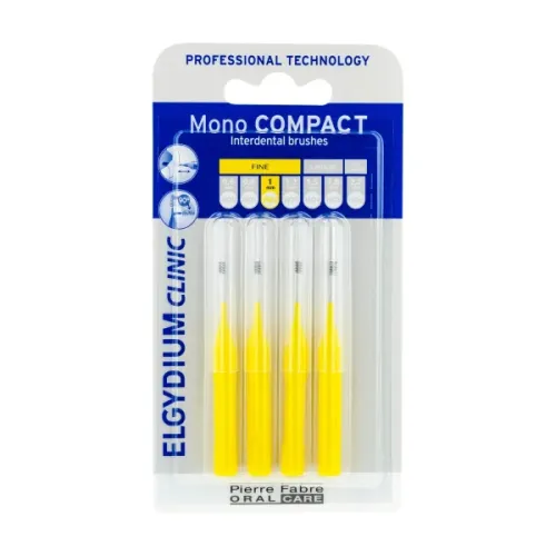 Elgydium Clinic Monocompact, Μεσοδόντια Βουρτσάκια 0.5mm 4τμχ 