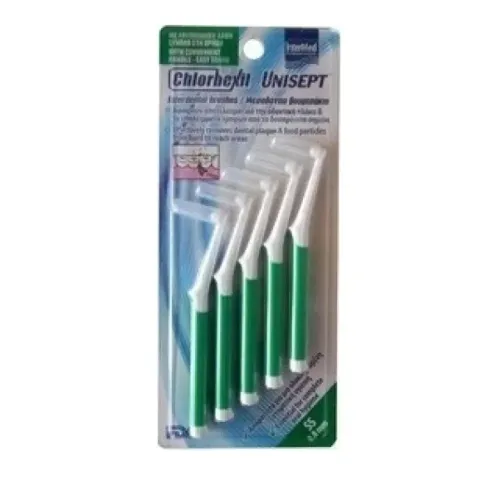 INTERMED Chlorhexil Unisept Interdental Brushes SS 0,8mm 5 τμχ 