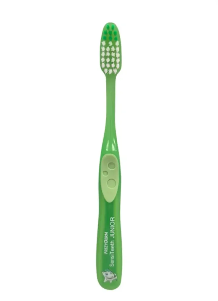 Frezyderm SensiTeeth Junior Toothbrush Soft Green Παιδική Μαλακή Οδοντόβουρτσα Πράσινο για 3-6 Ετών 1 Τεμάχιο Frezyderm SensiTeeth Junior Toothbrush Soft Green Παιδική Μαλακή Οδοντόβουρτσα Πράσινο για 3-6 Ετών 1 Τεμάχιο
