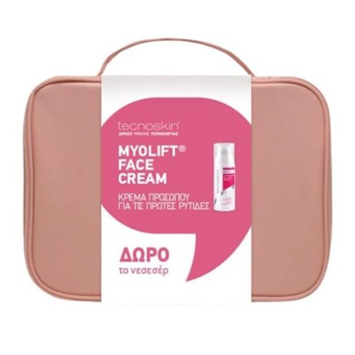 Tecnoskin Myolift Face Cream Κρέμα Προσώπου για τις Πρώτες Ρυτίδες 50 ml + Δώρο Νεσεσέρ
