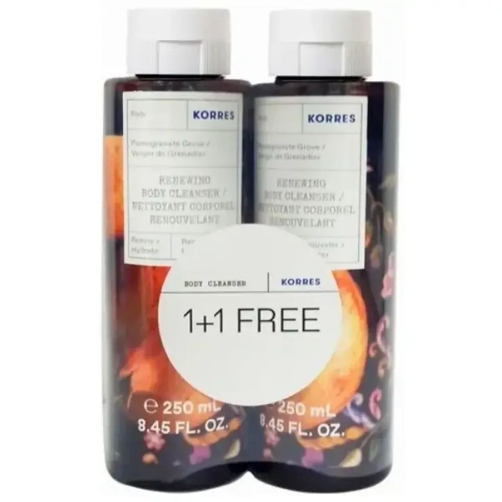 KORRES Pomegranate Shower Gel 1+1 KORRES Pomegranate Shower Gel 1+1