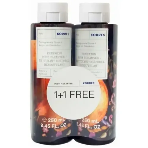 KORRES Pomegranate Shower Gel 1+1