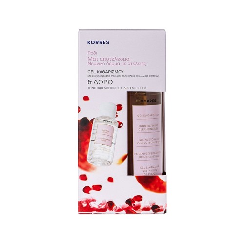 KORRES ΡΟΔΙ Gel Καθαρισμού & Δώρο Τονωτική Λοσιόν